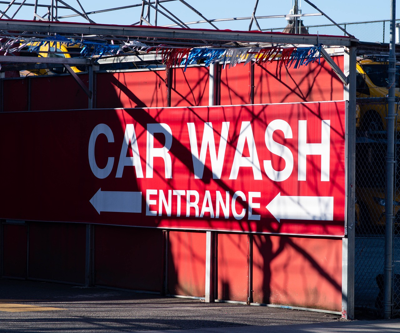 car wash entrance